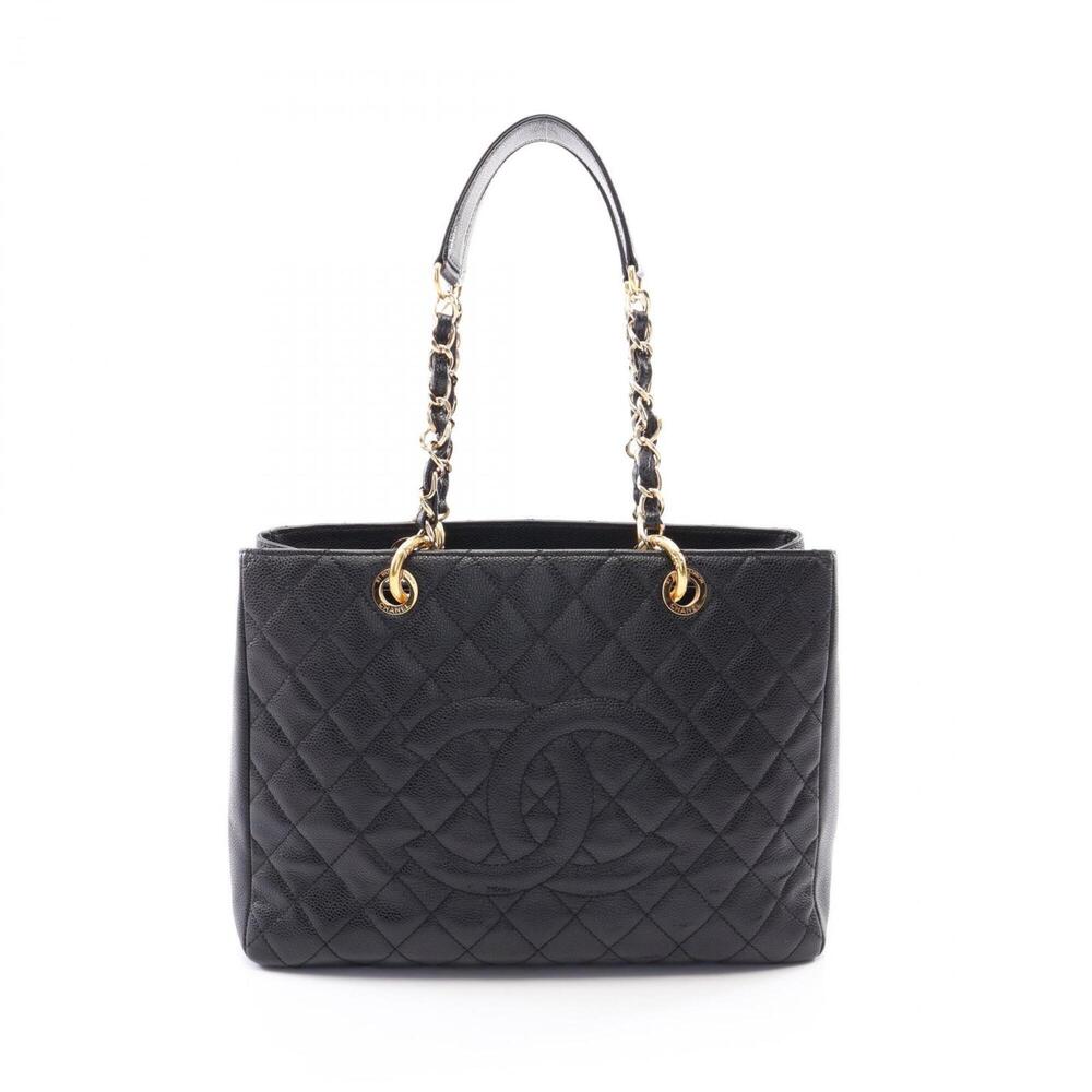 Chanel Matelassé Grand Shopping GST Tote Bag/Handbag, Caviar Leather (Grained...